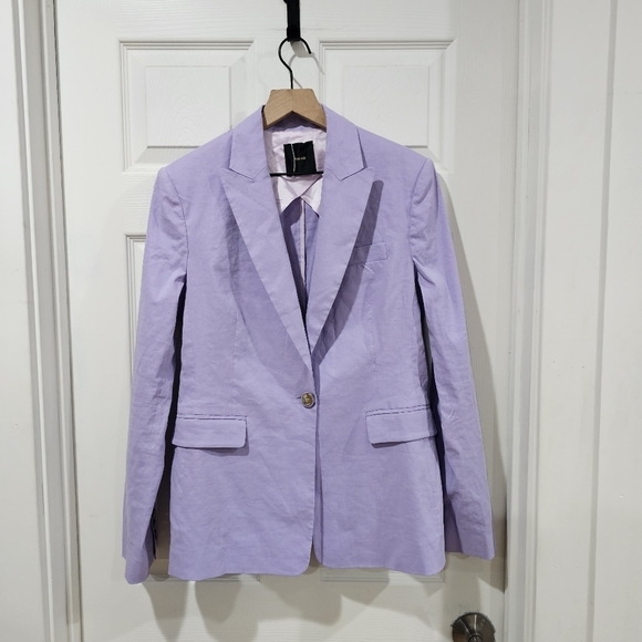 Pinko Crepe Stretch Lavender Suit - Picture 2 of 15